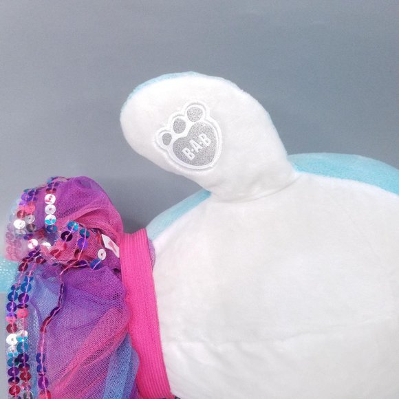 Build A Bear BAB Narwhal Whale Tutu Plush Blue 17" - Picture 8 of 11